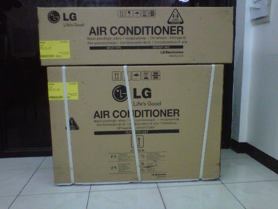 aircondition split type standard product brandnew with installation photo